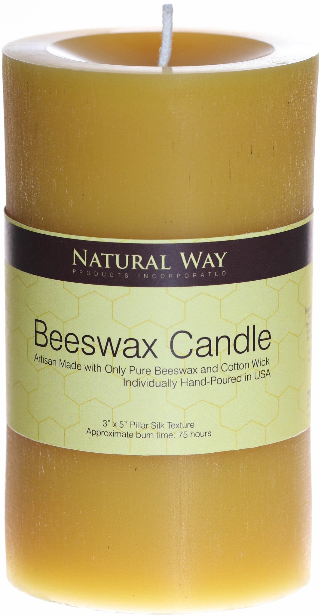 Hand-Poured Pure Beeswax Candles