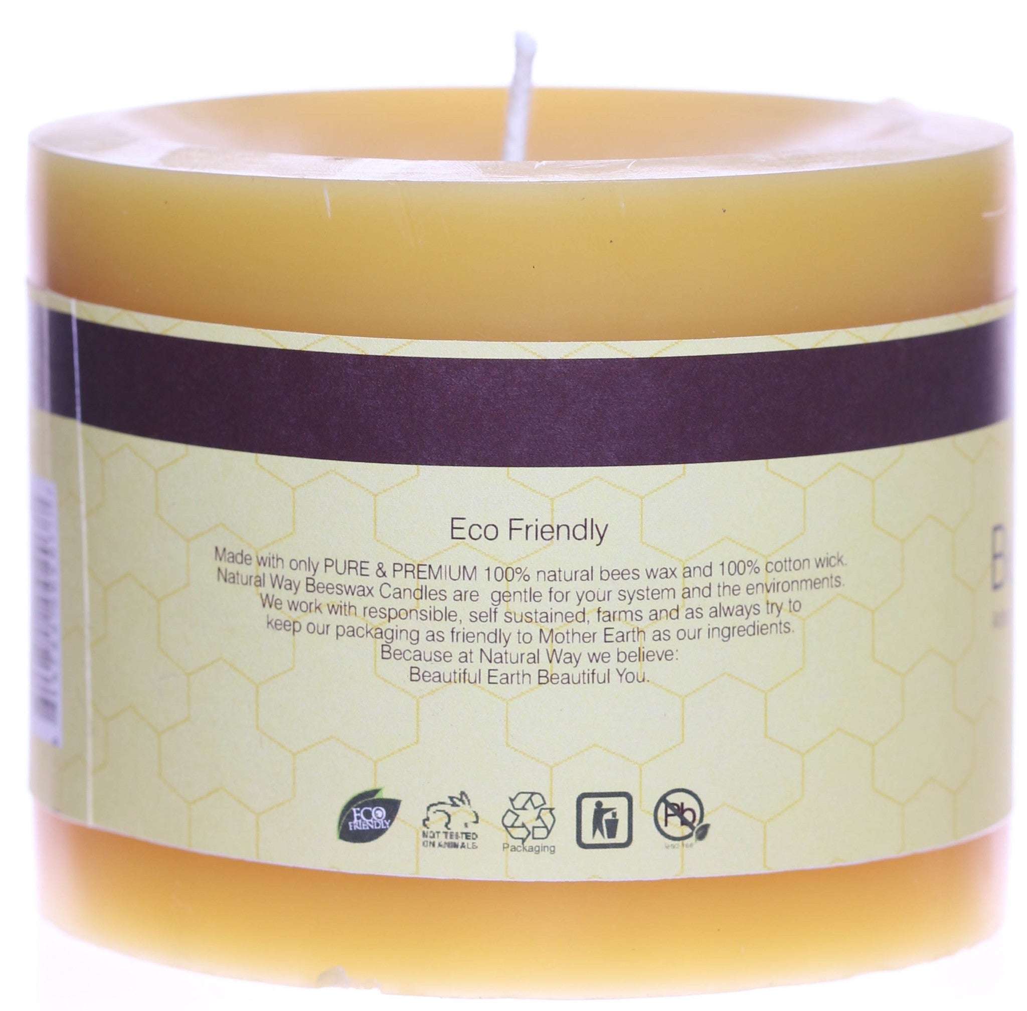 100% Beeswax Candles  Beeswax Pillar Candles For Sale – Ames Farm Single  Source Honey