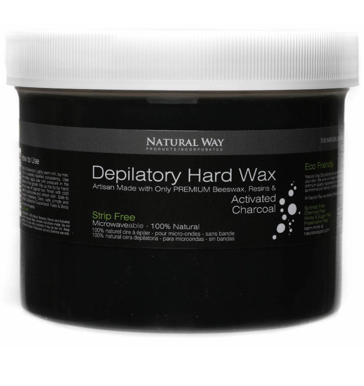 Buy Hard Wax Charcoal Microwaveable 24oz For Hair Removal Natural Way