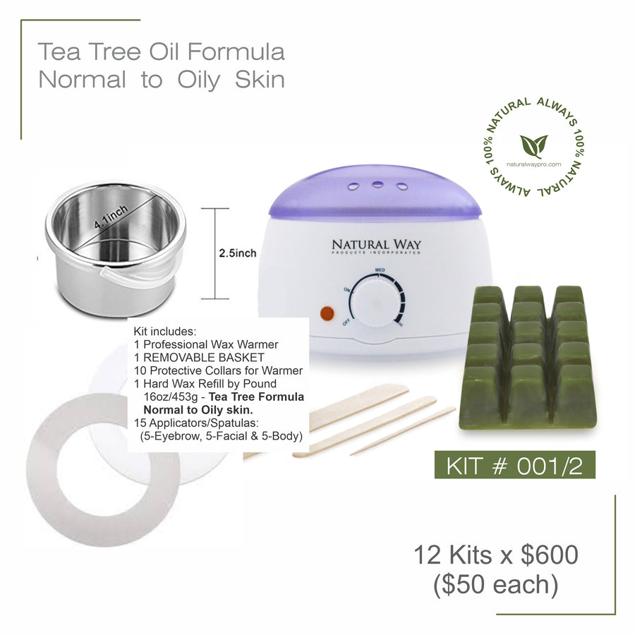 Wholesale Waxing Students Kits in Bulk (12 Kits) 40% off - Each Kit $50 Tea Tree Formula