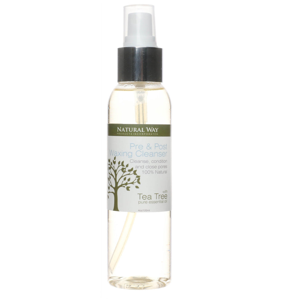 Wholesale - Natural Way Hard Wax: Face & Body Waxing | Tea Tree Pre & Post Waxing Cleanser 4oz/120ml