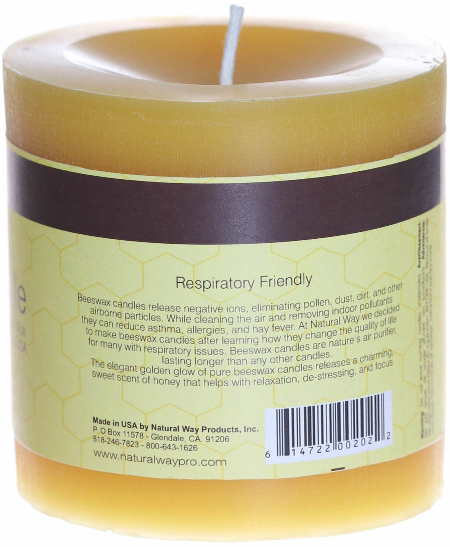 Respiratory Friendly Pure Beeswax Candle