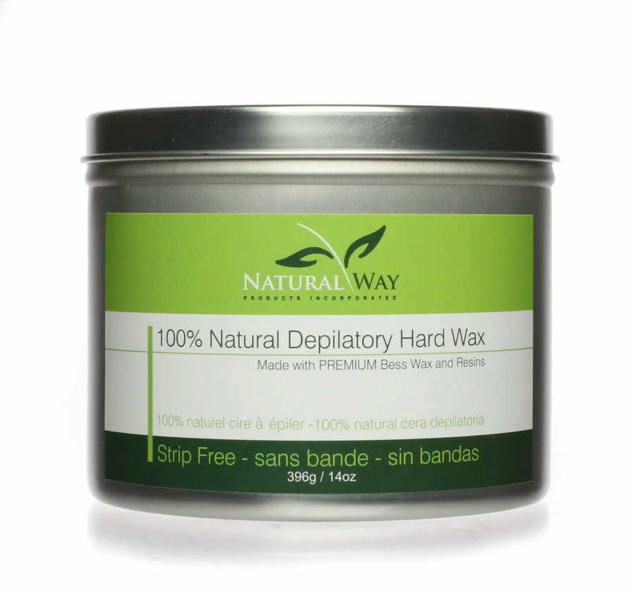 Natural Way Hard Wax: Face & Body Waxing | Charcoal Formula Universal Can