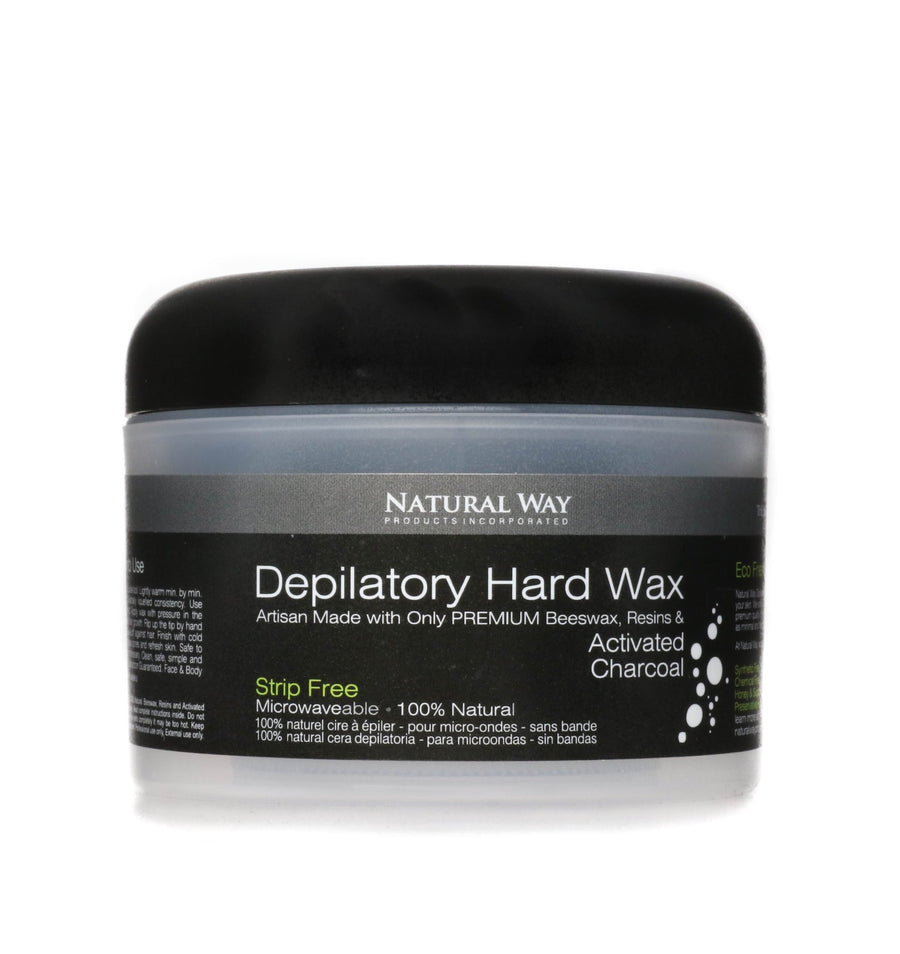Natural Way Hard Wax: Face & Body Waxing | Charcoal Formula Microwaveable