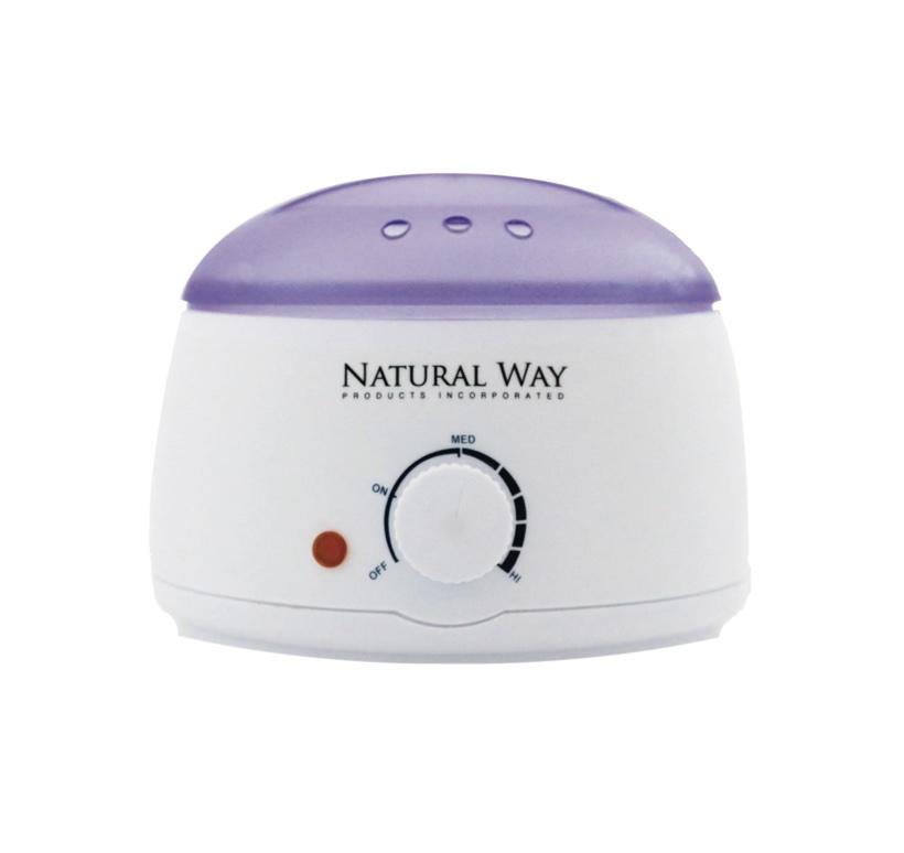 Hard Wax Warmer Kit With Natural Beeswax & Resins - NaturalWayPro