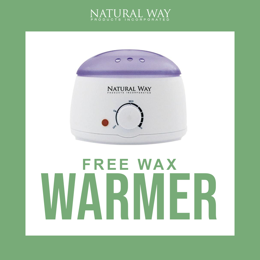 Hard Wax Warmer Kit With Natural Beeswax & Resins - NaturalWayPro – Natural  Way Products Inc.